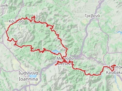 Mapa Hellenic Mountain Race 2025, Den #1 a #2 Jak se ze mě stal zlý člověk