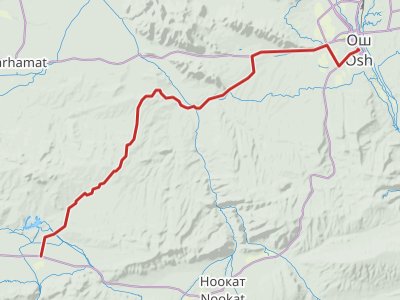 Mapa Silk Road Mountain Race 2025, Den #1 Jak jsem si o to říkal