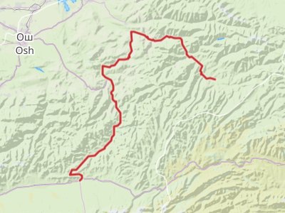 Mapa Silk Road Mountain Race 2025, Den #4 Jak jsem křižoval Pamírskou dálnici